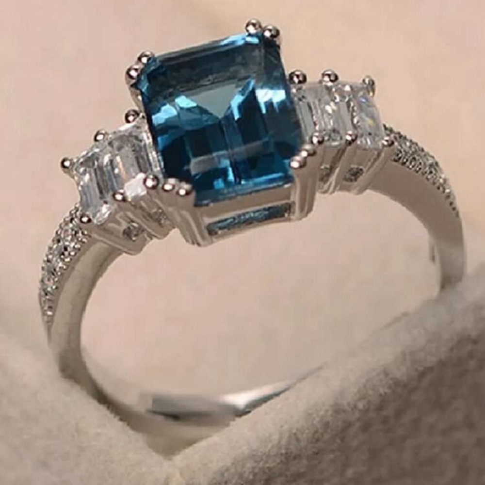 BRIDAL ENGAGMENT WEDDING RING - Picture 3 of 4